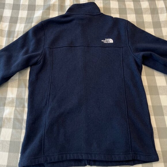 North Face Men's Tsillan Full Zip Jacket - Summit Navy Heather - Size Large - Picture 4 of 5